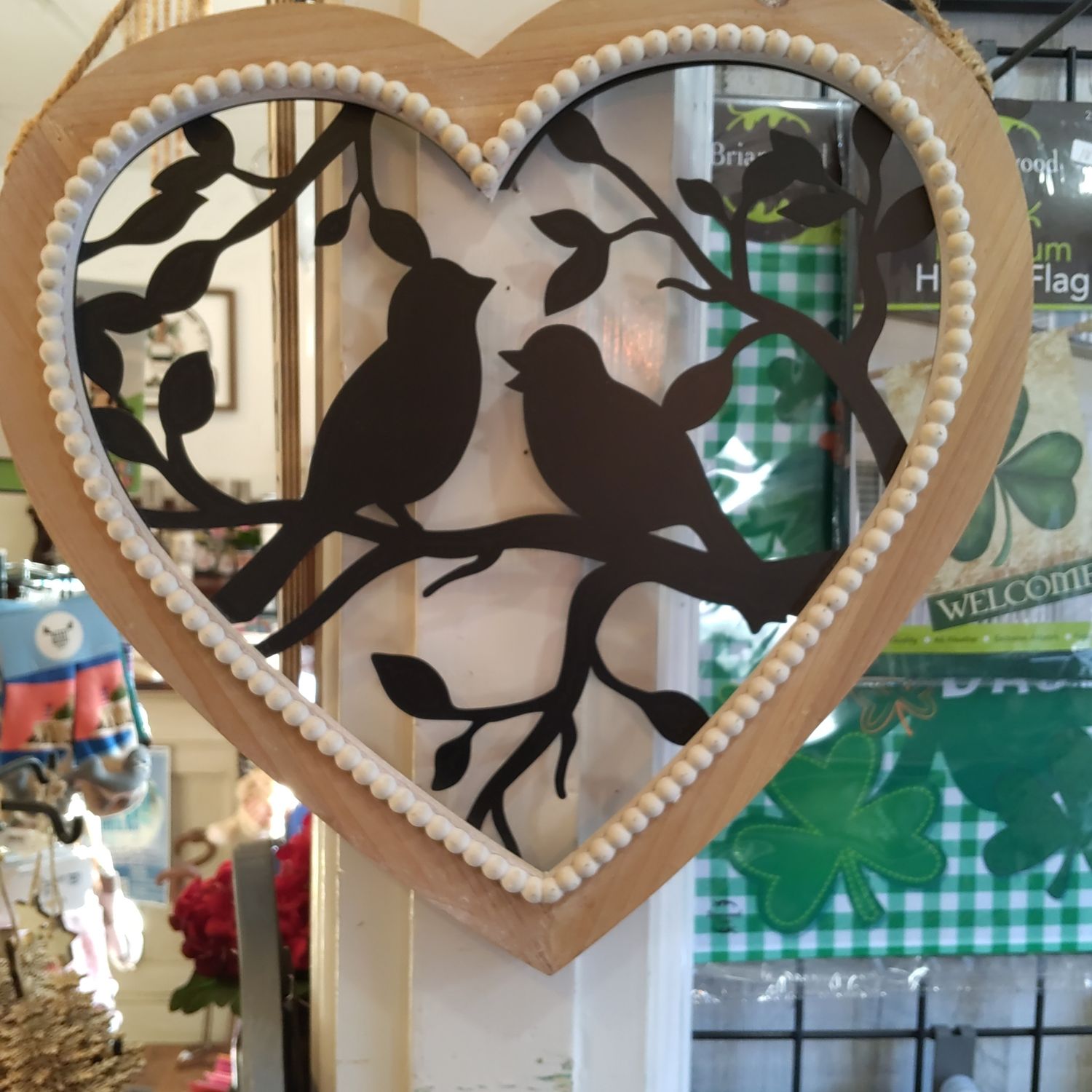 Birds Heart Wall Decor