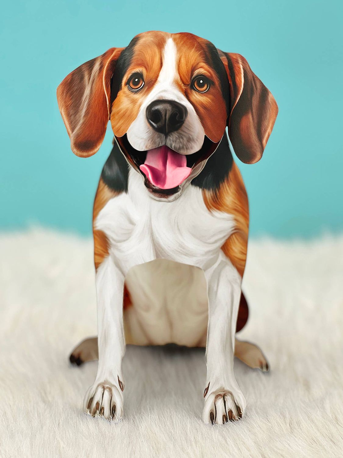 Beagle (6 Pop-up Greeting Cards)