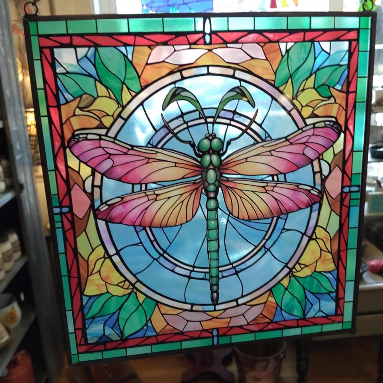 Dragonfly Stain Glass