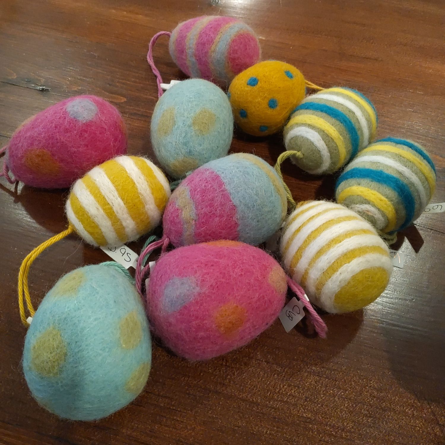 Felt Eggs