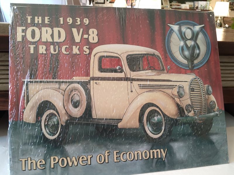 The 1939 Ford V-8 Trucks Sign