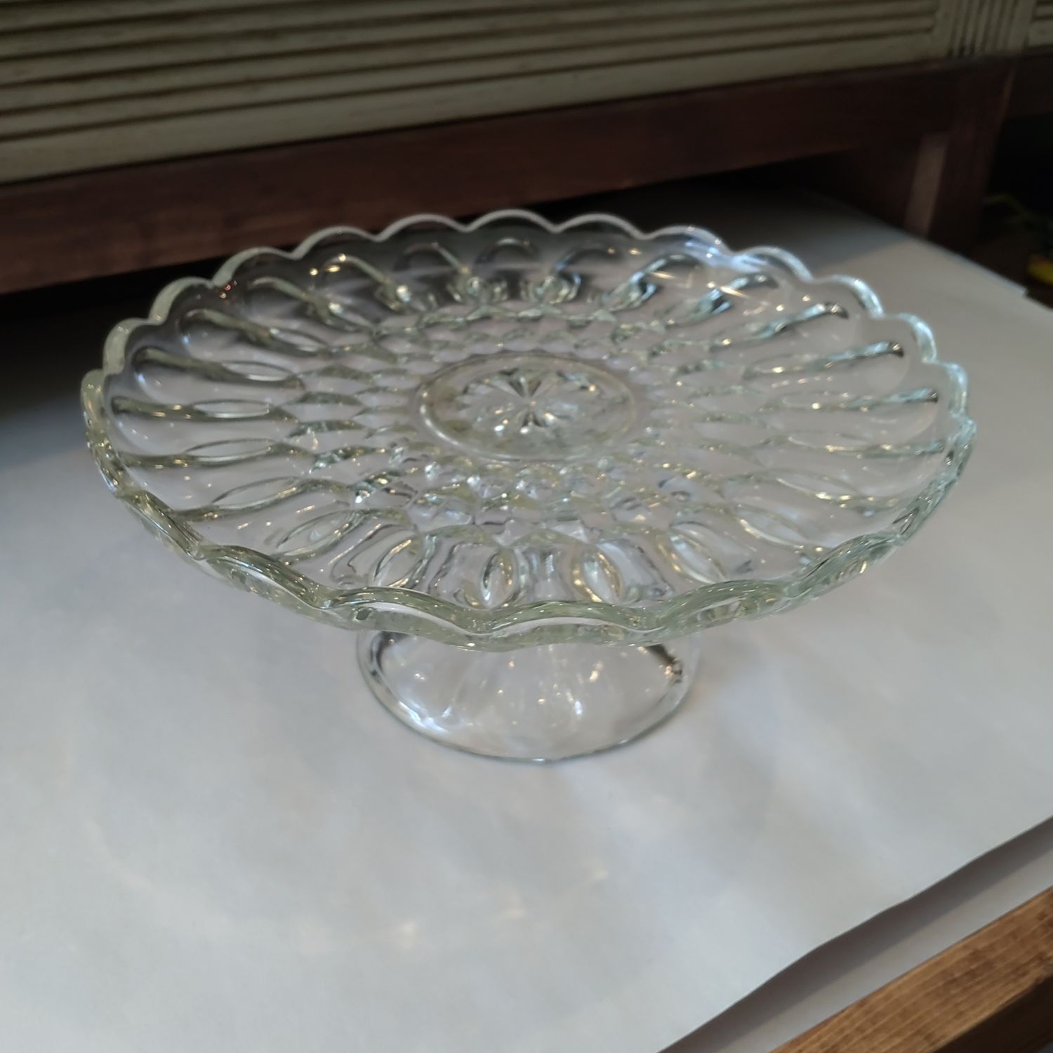 Glass Cake Stand 