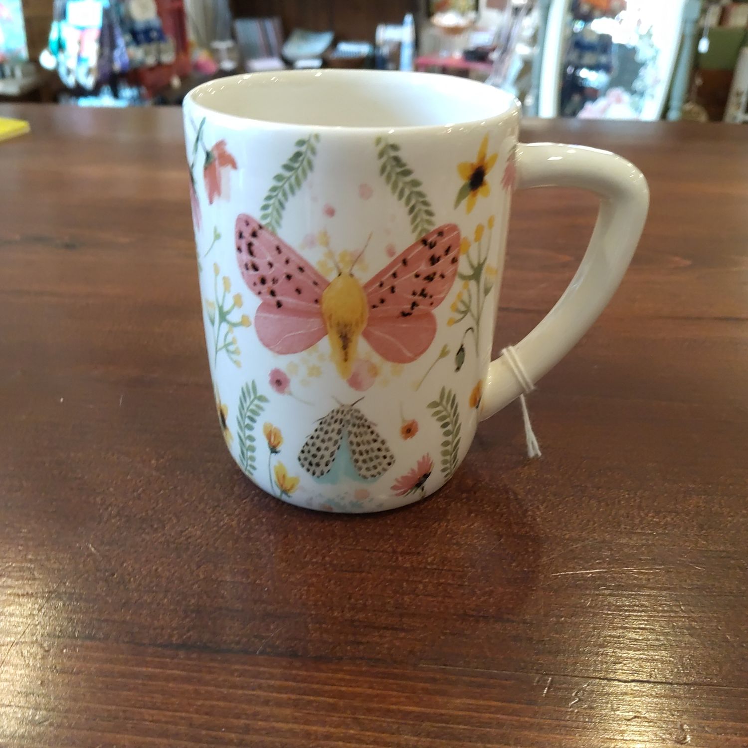 Moth & Floral Cup