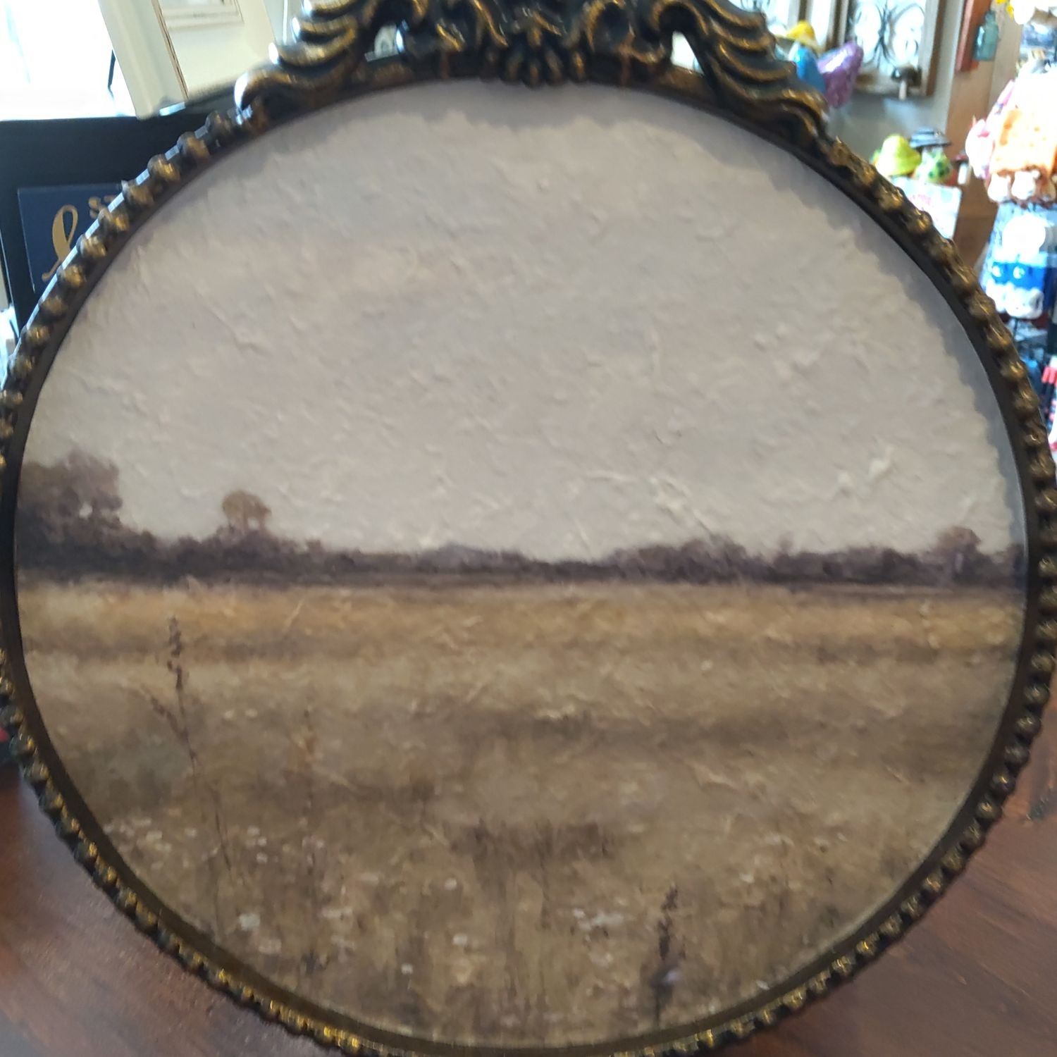 Bronze Framed Textured