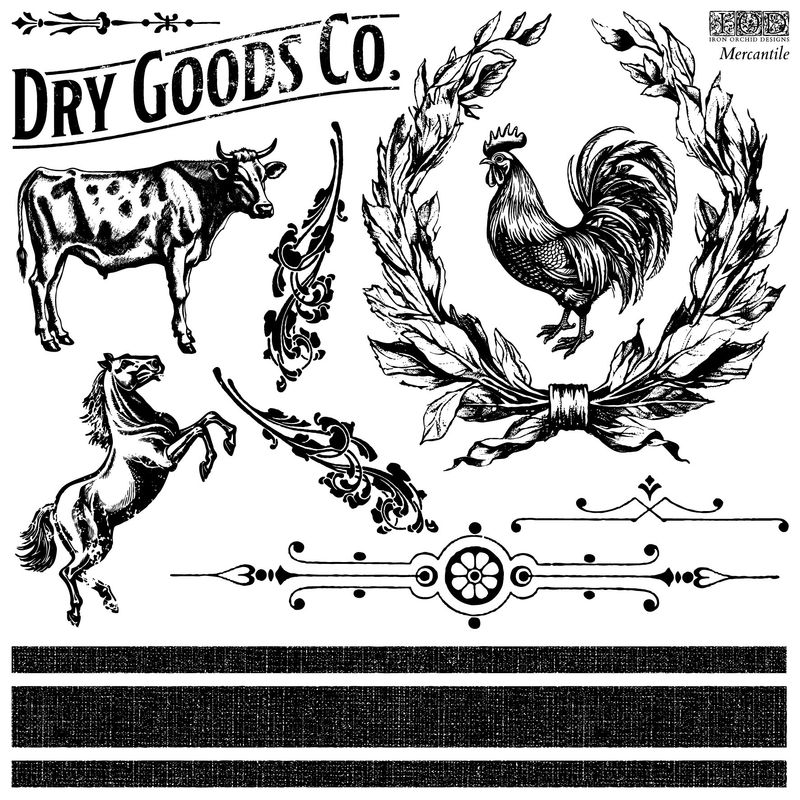 Mercantile Stamp by IOD - Iron Orchid Designs