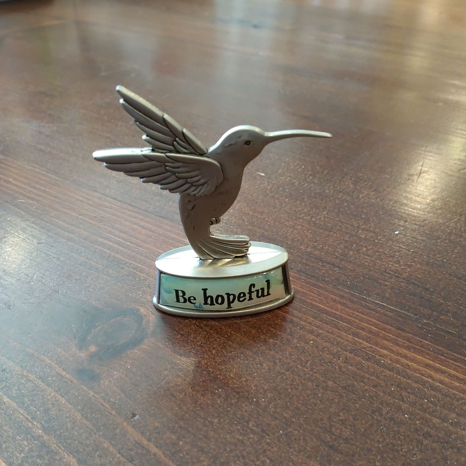 Be Hopeful Hummingbird Paper Weight