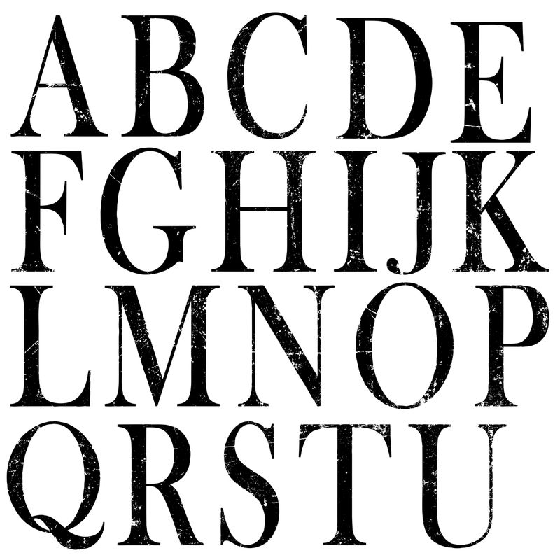 “Typesetting “ Decor Stamp by Iron Orchid Design, IOD