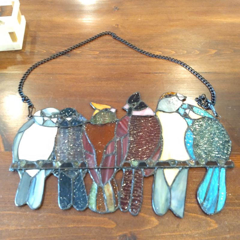 Birds Small Stained Glass