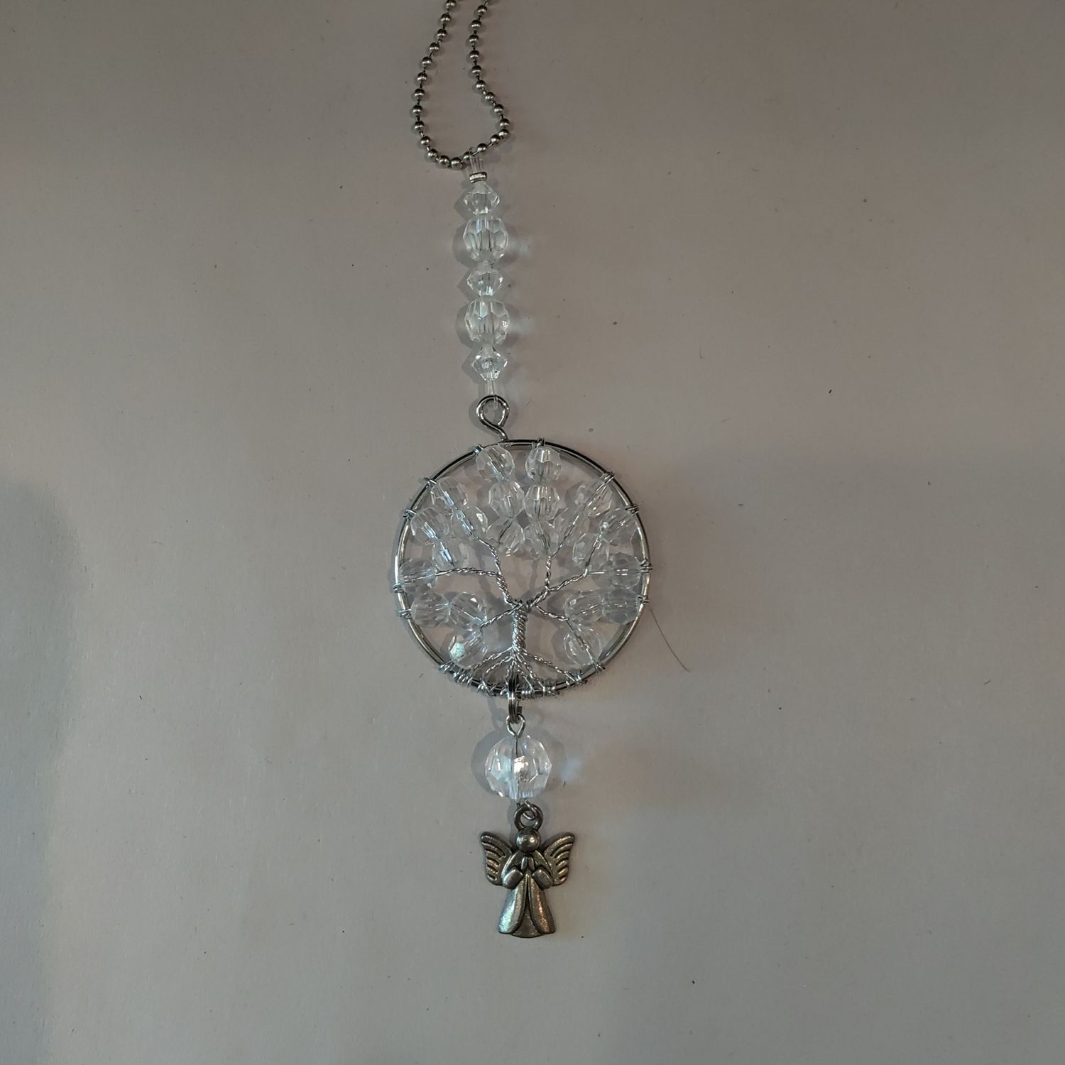 Clear Tree Of Life With Angel