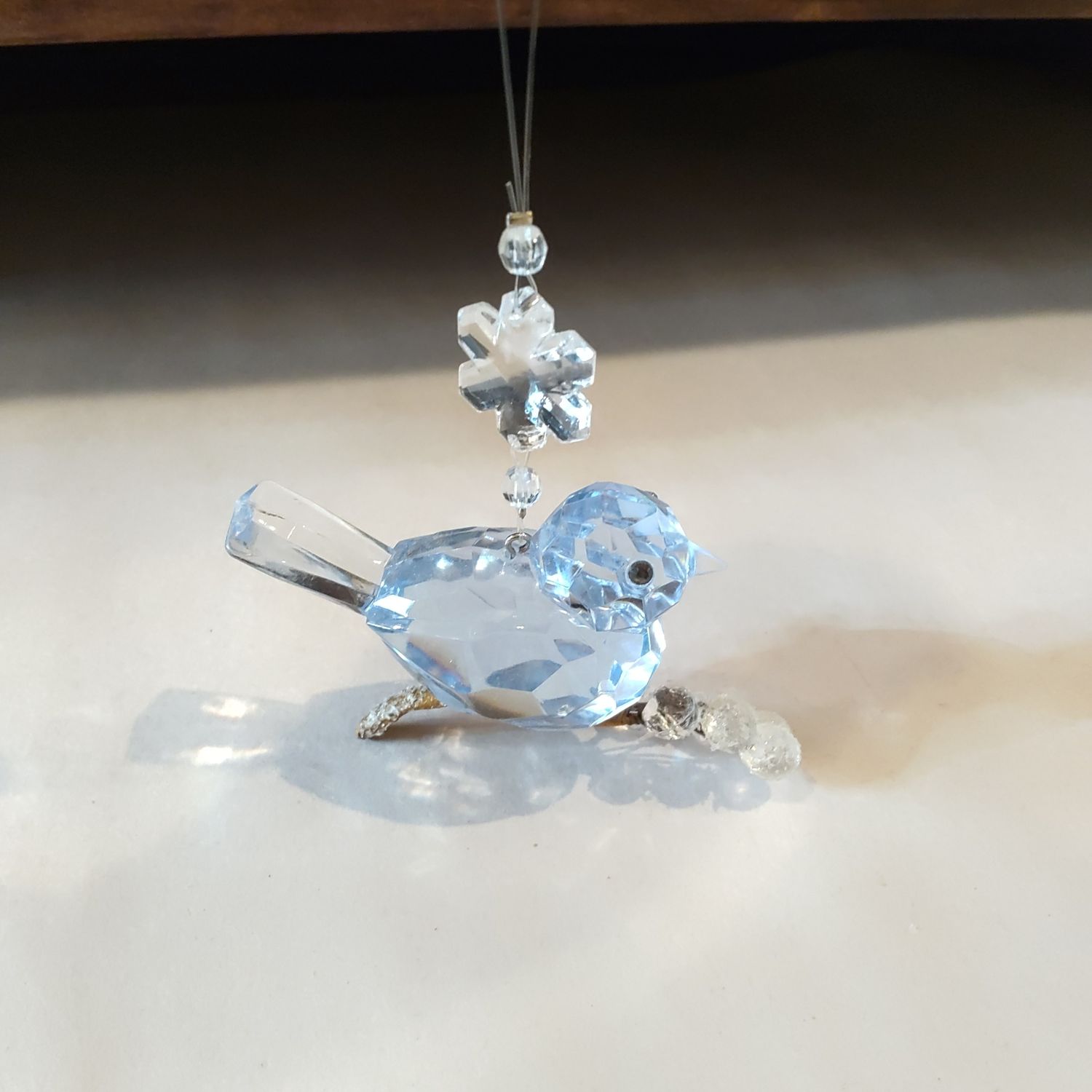 Light Blue Bird On Stick