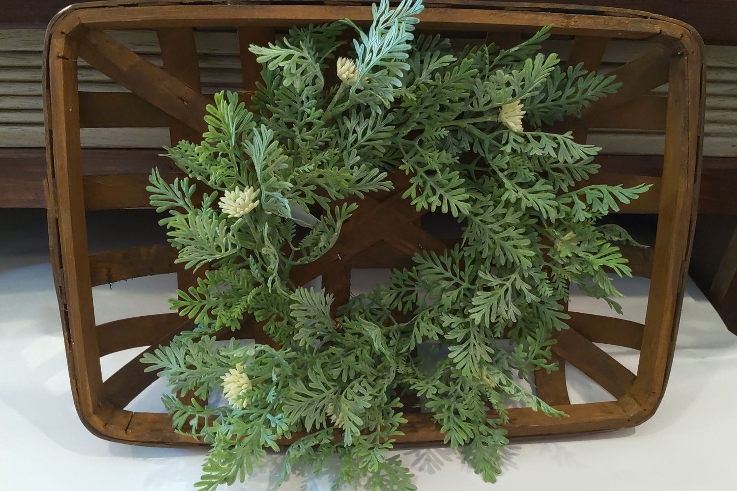 Wreath In A Basket 