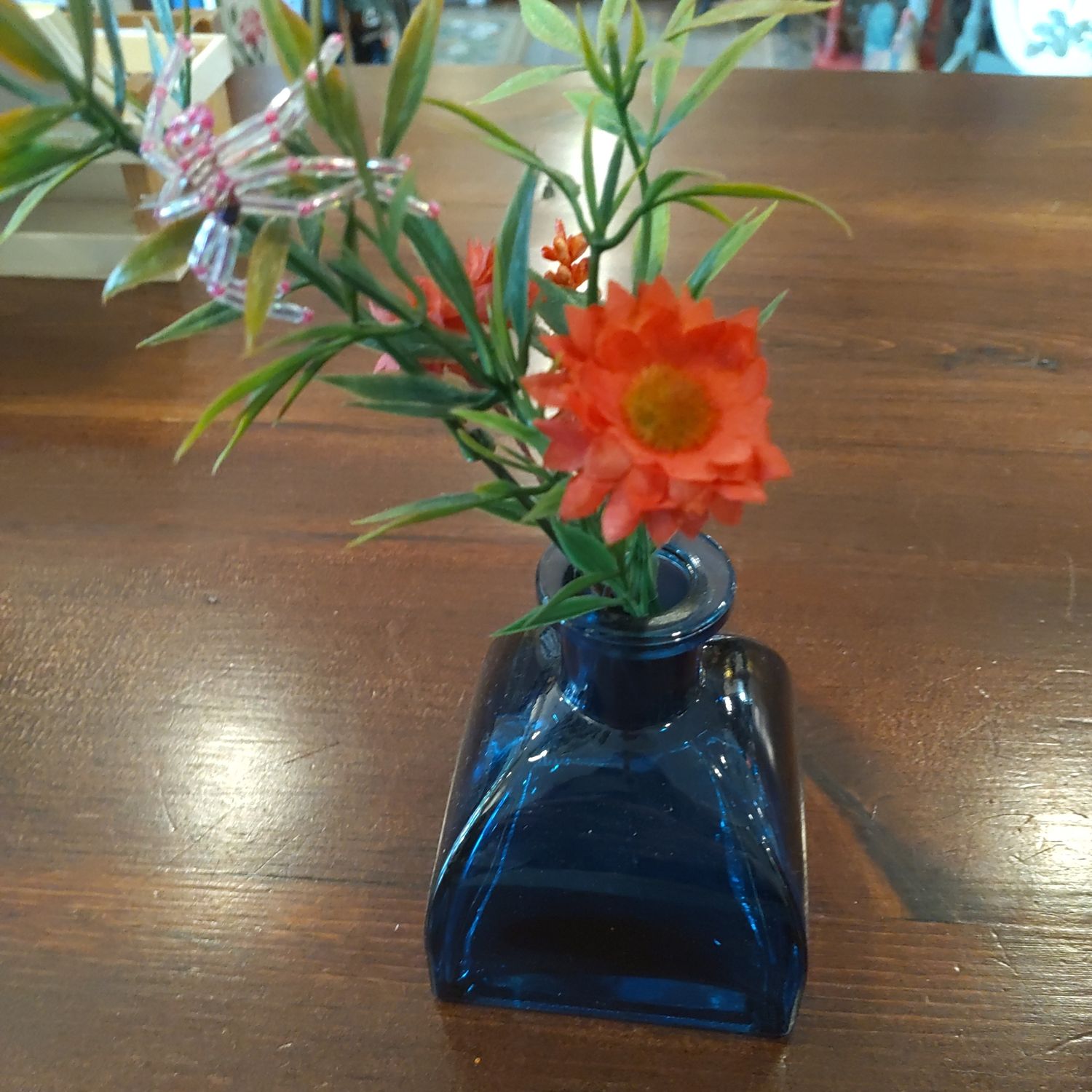 Small Blue Vase