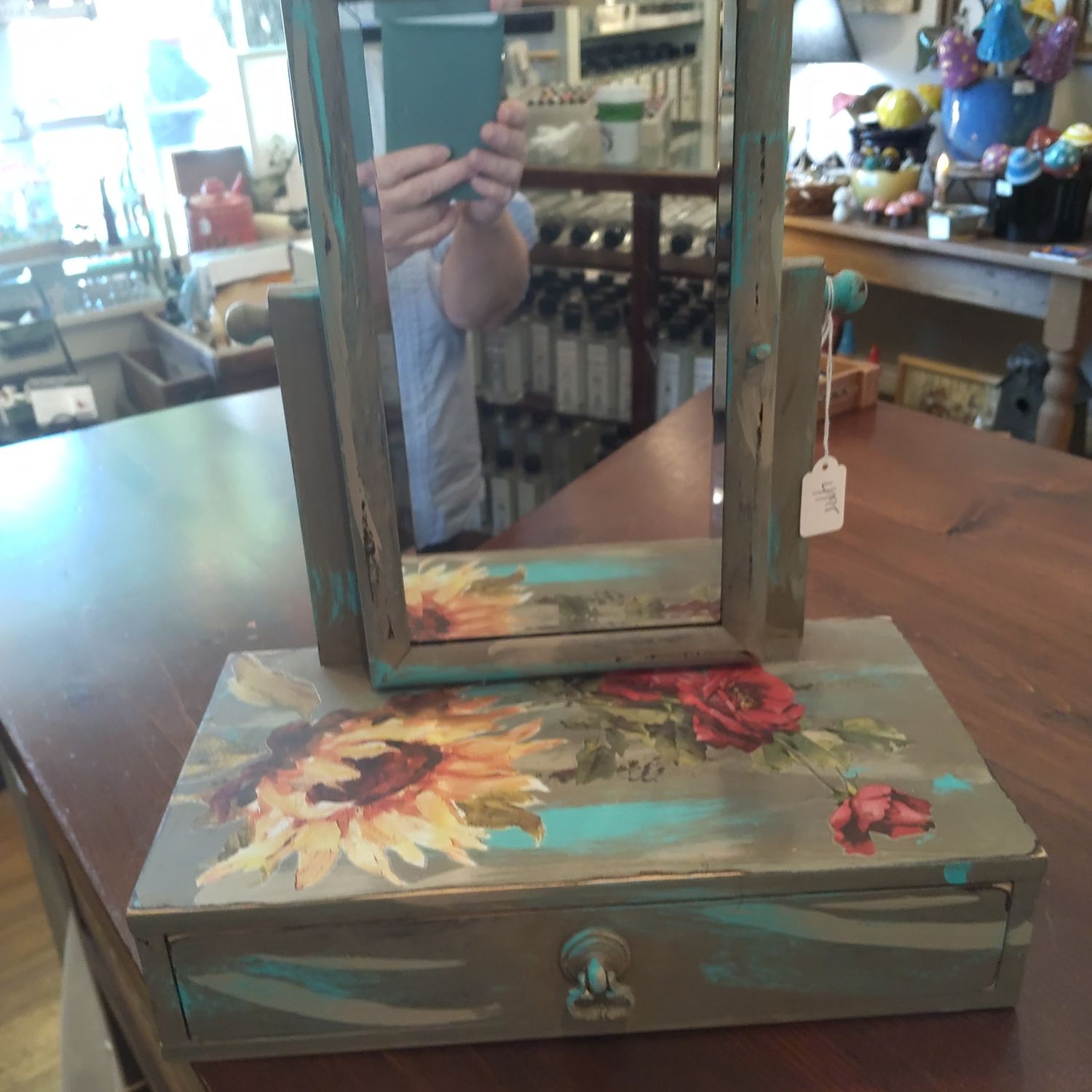 Sm IOD Jewelry Box W/ mirror