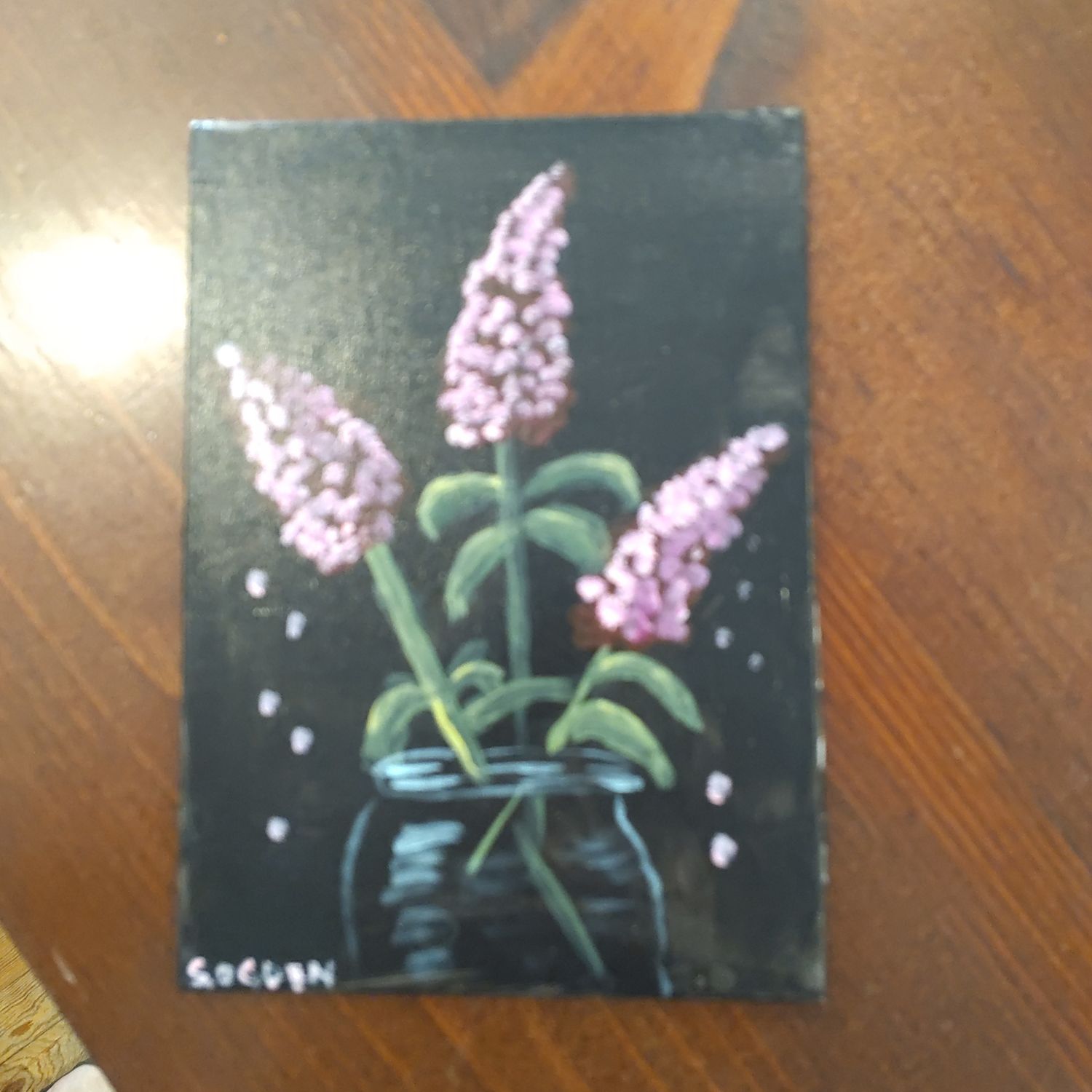 lavender painting, sogden