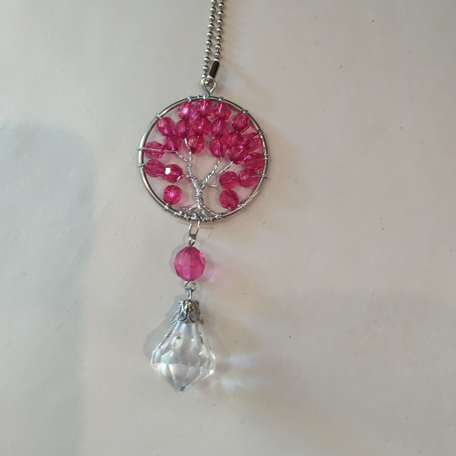 Pink Tree Of Life With Prism