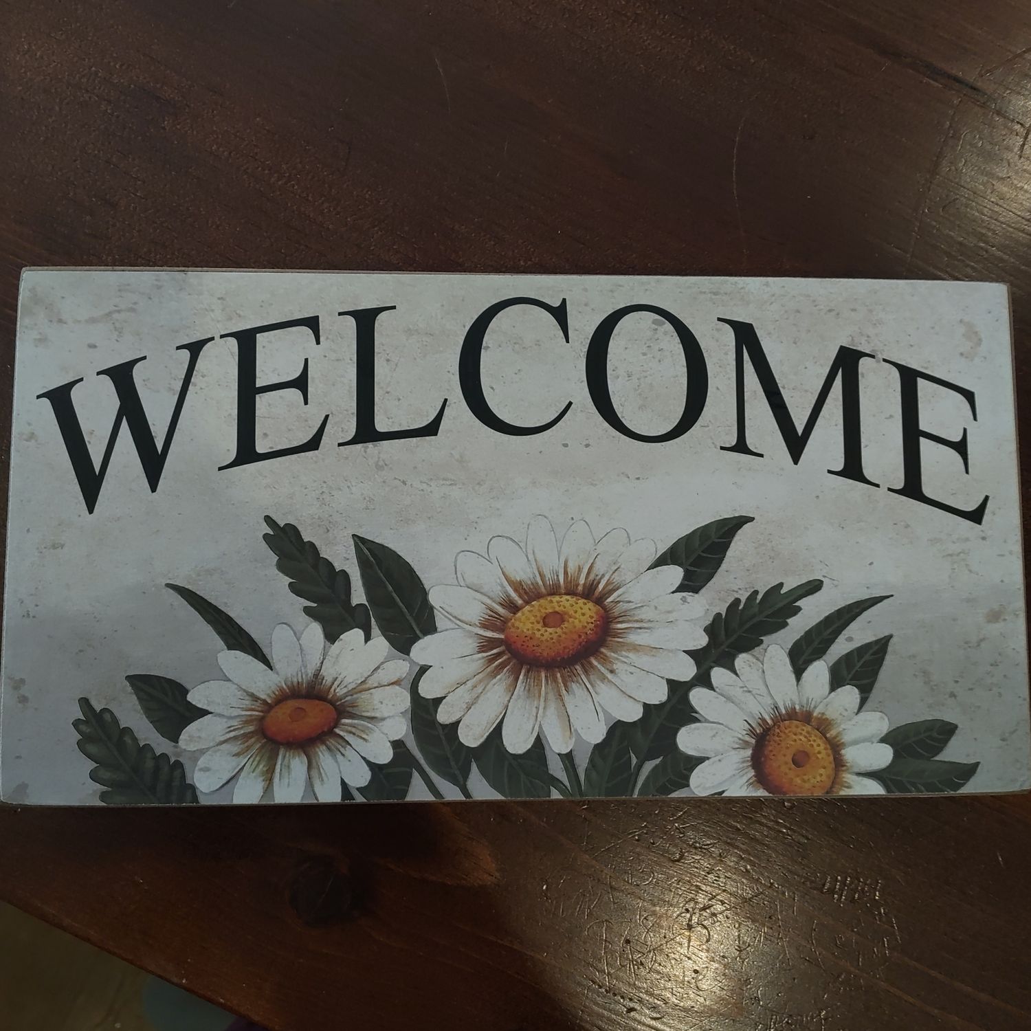 Welcome Sunflower Sign