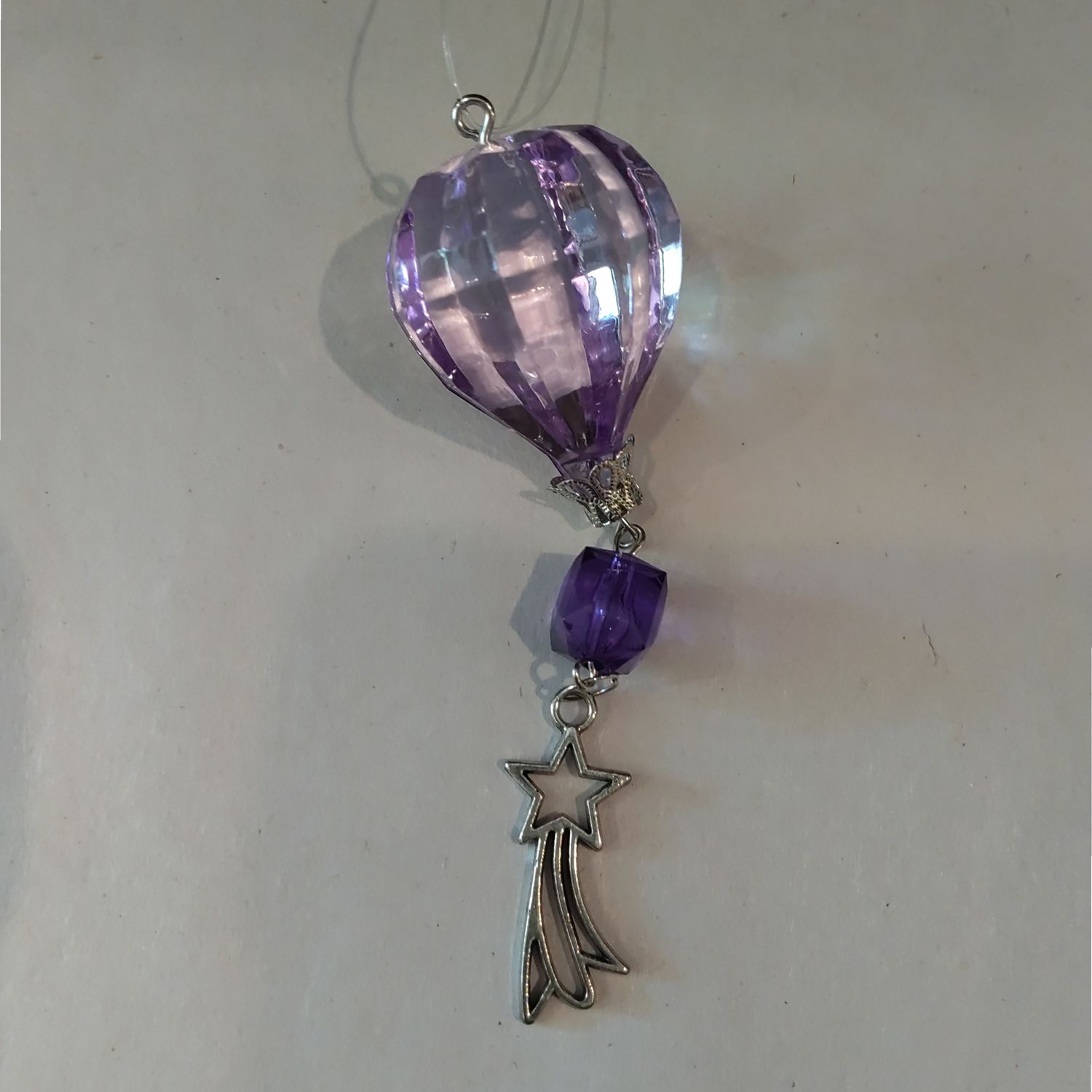 Purple Hot Air Balloon 