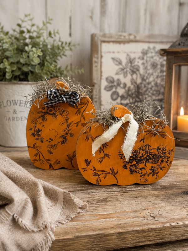 IOD Pumpkin Paint Inlay/Stamp Workshop
