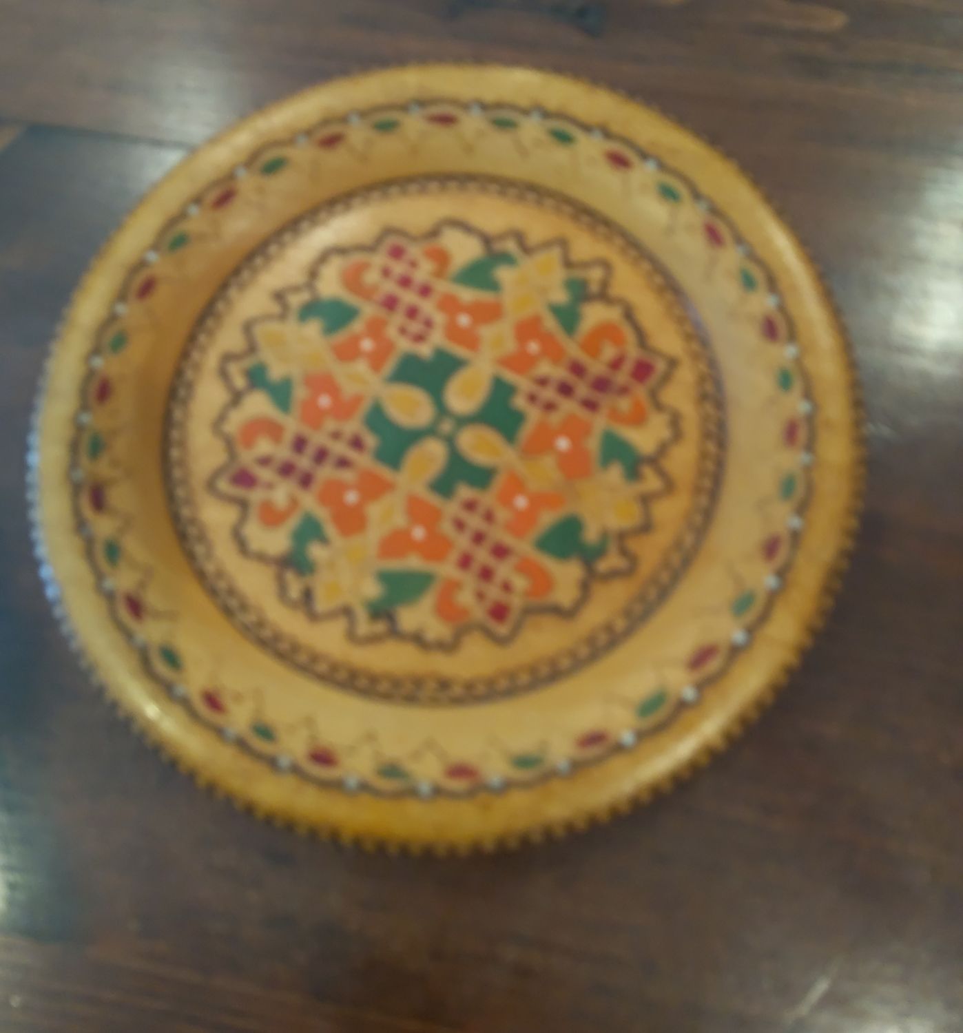 Wood Plate