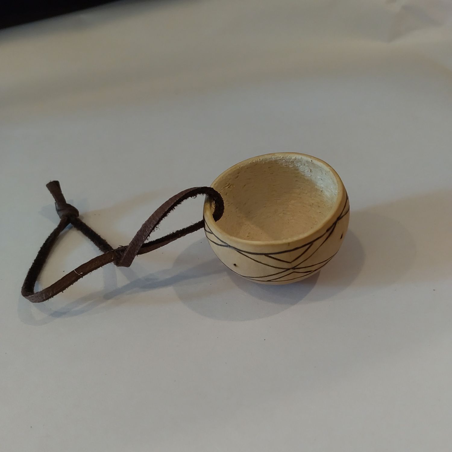 Wooden Bowl Ornament
