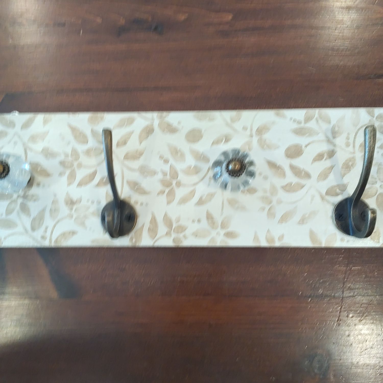 Board W/ Hooks & Knobs