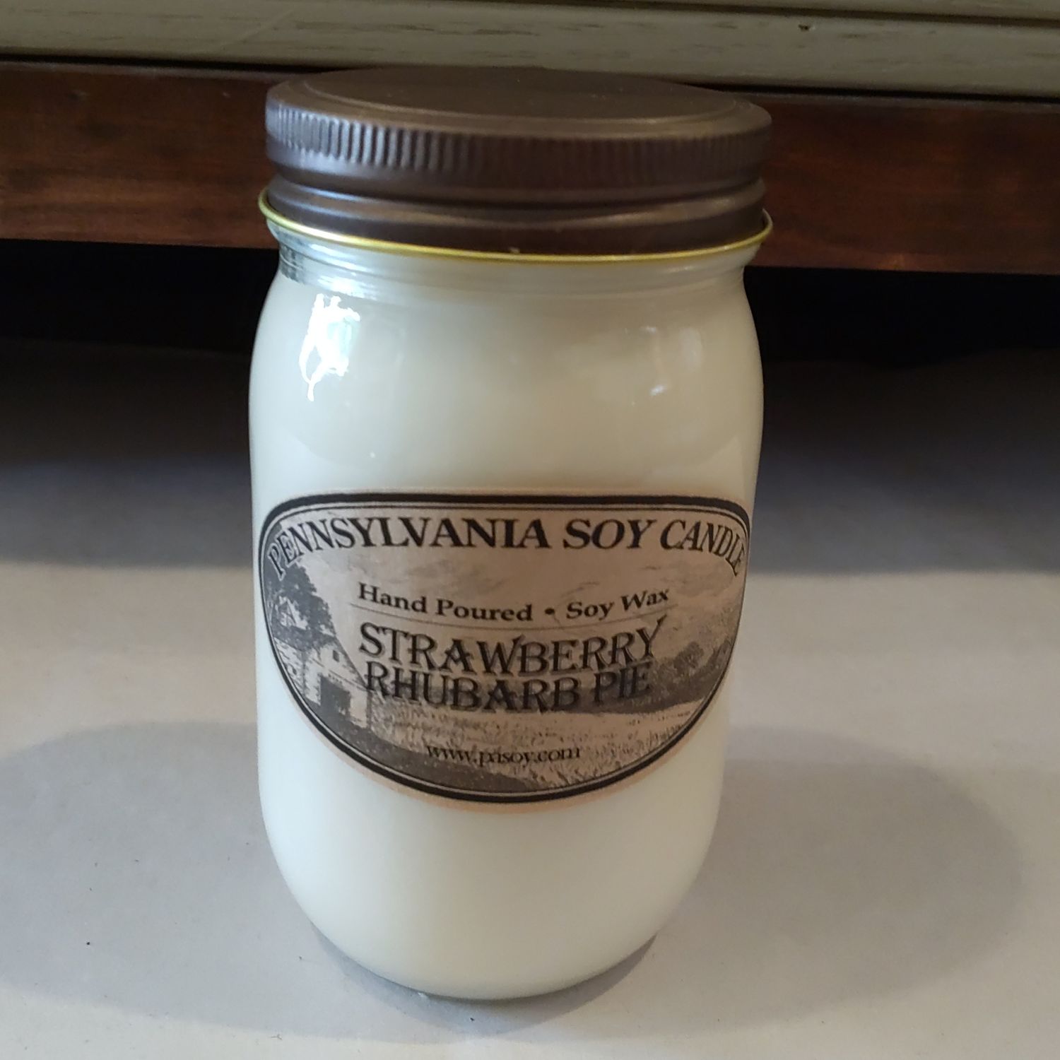 Strawberry Rhubarb Pie Candle