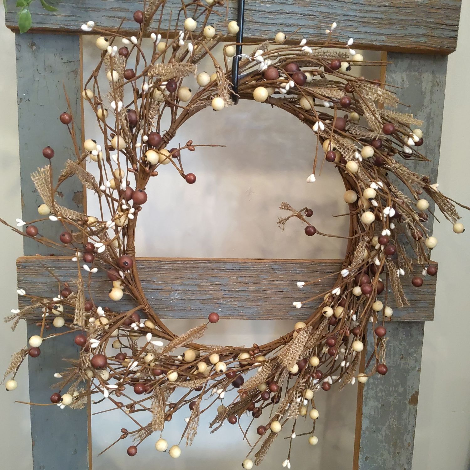 Brown Wreath With Berries