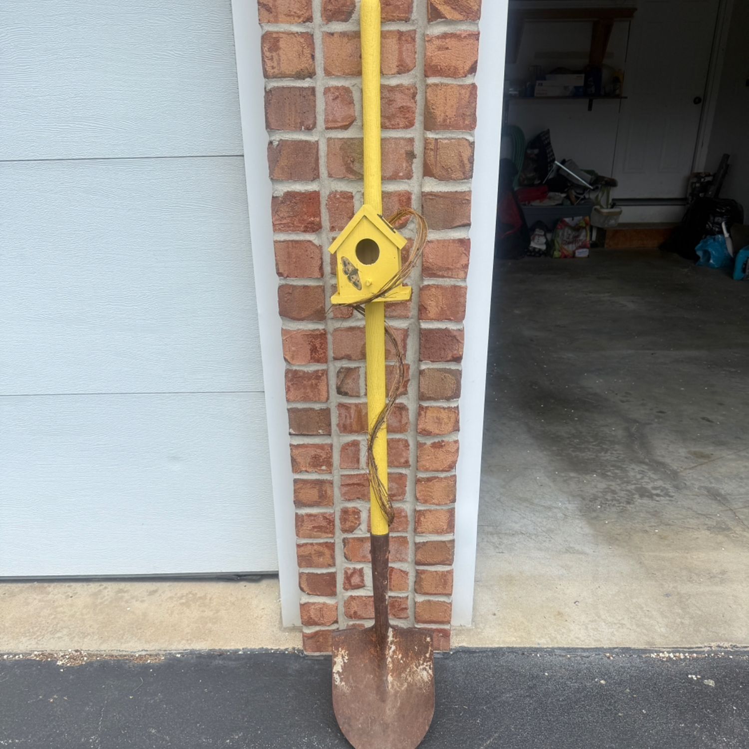 Vintage Garden Tool Birdhouse 