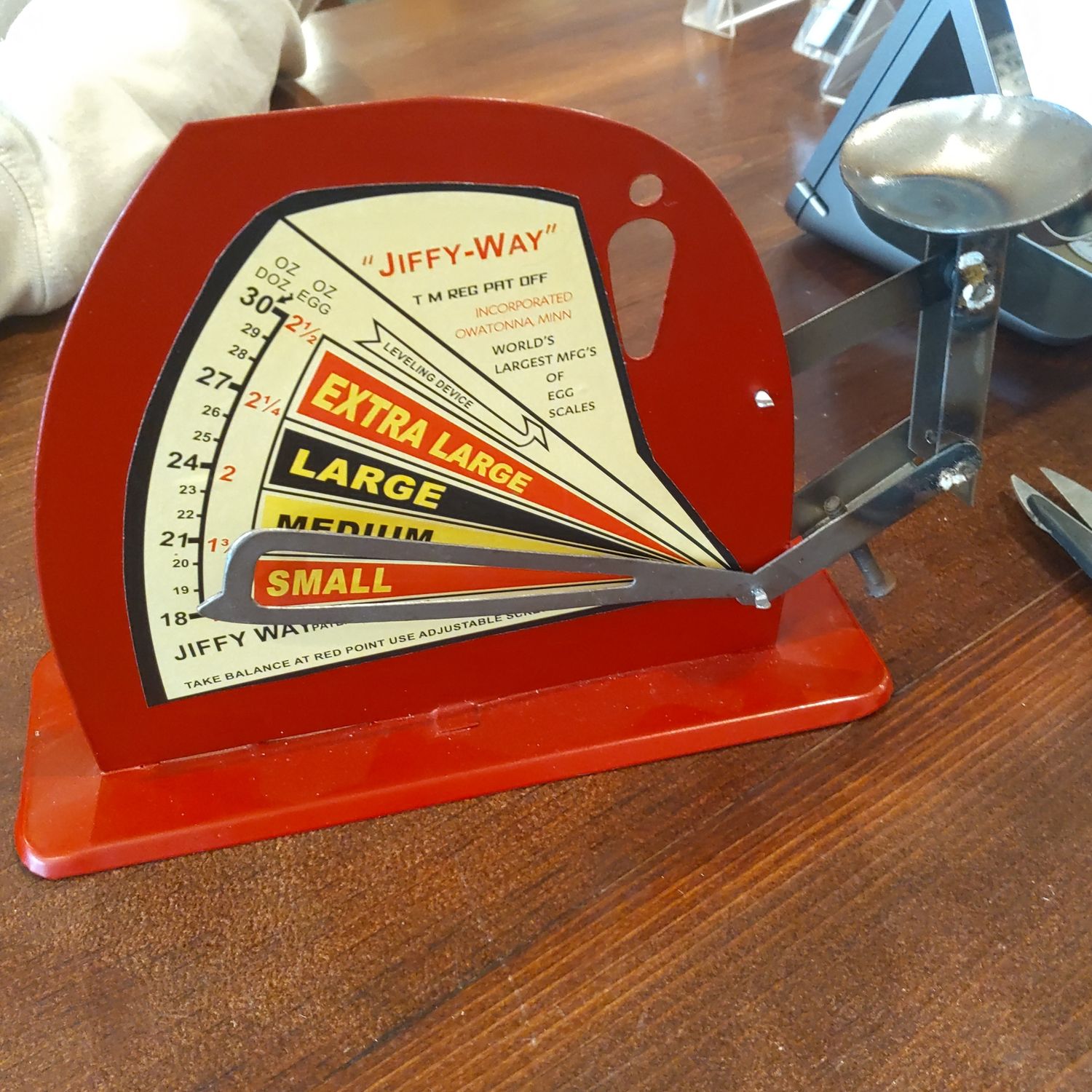 Vintage Egg Scale