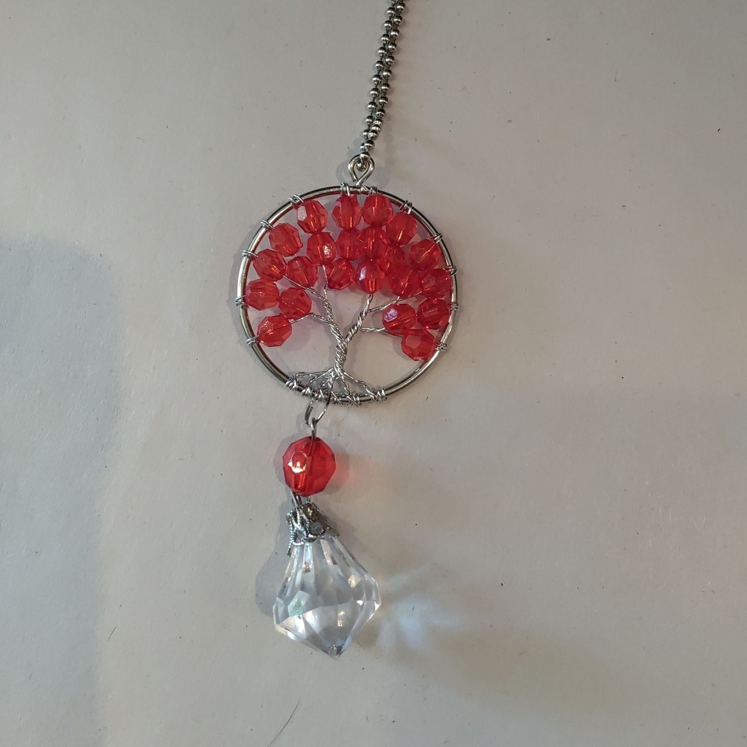 Red Tree Of Life With Prism