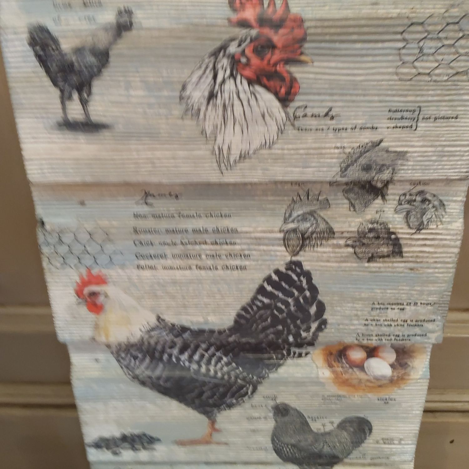 Rustic Rooster IOD Picture