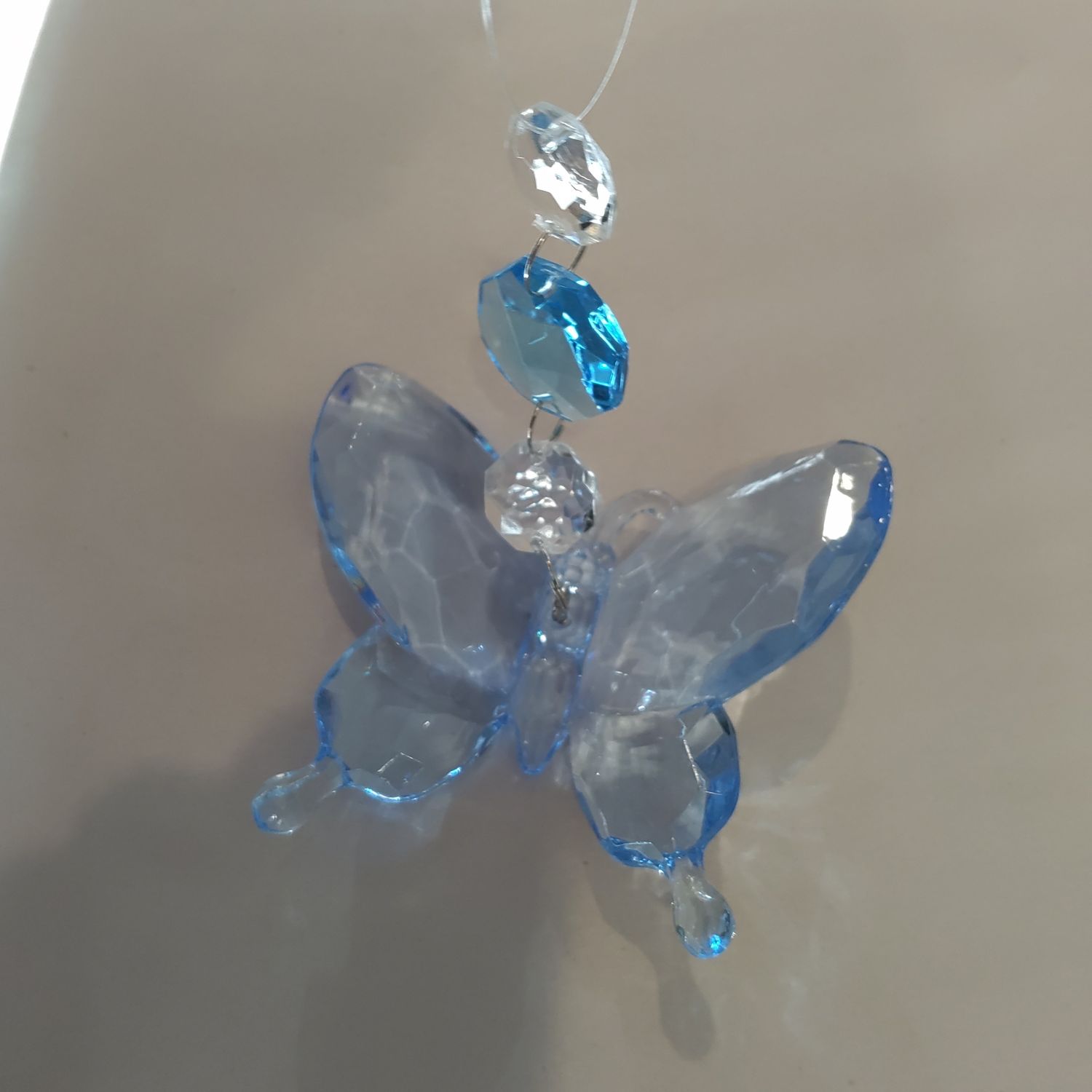 Blue Butterfly With Prisms