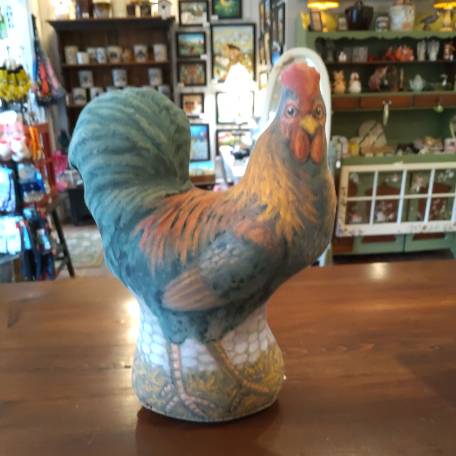 Rooster Doorstop