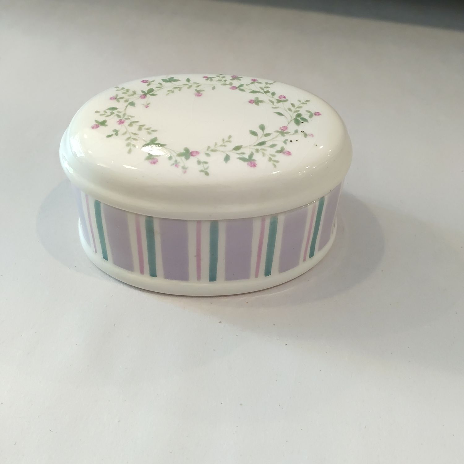 Floral Trinket Jewelry Box 