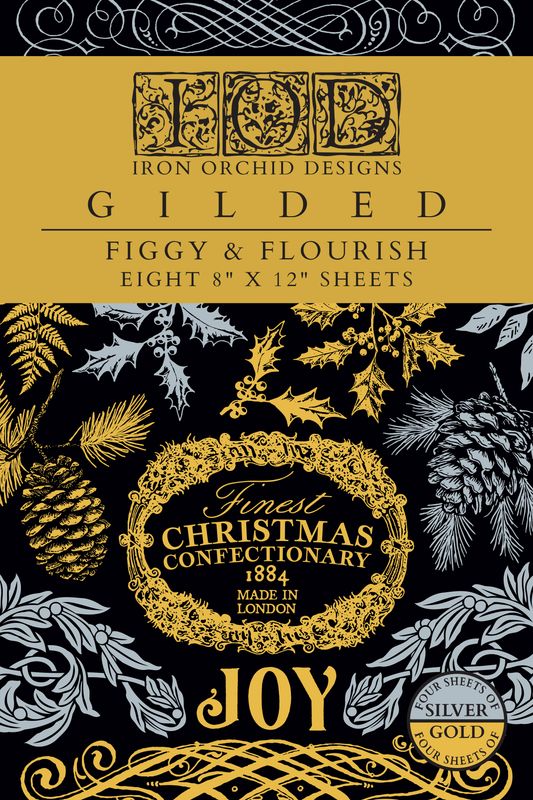 Figgy and Flourish Foil 8x12
