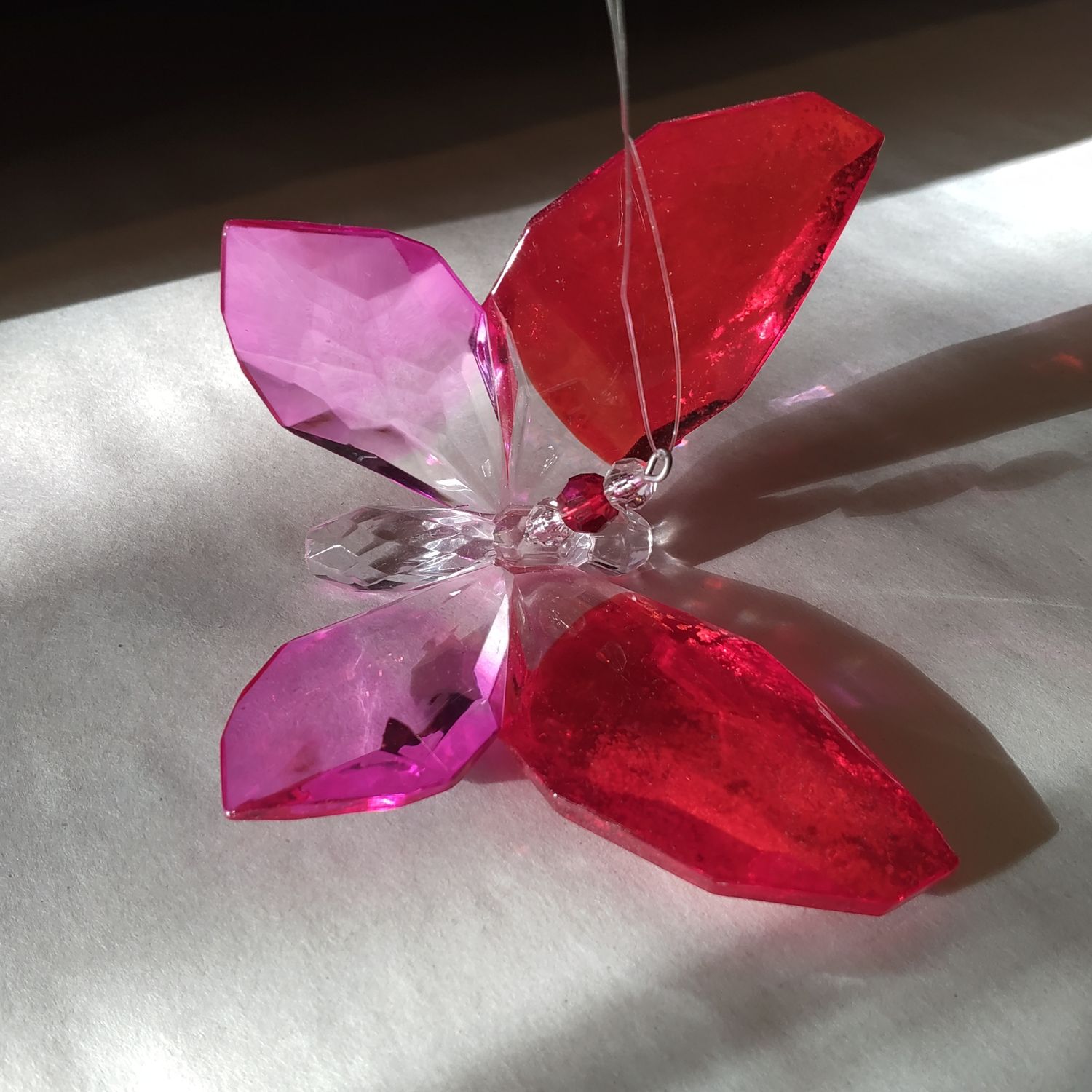 Red & Pink Butterfly