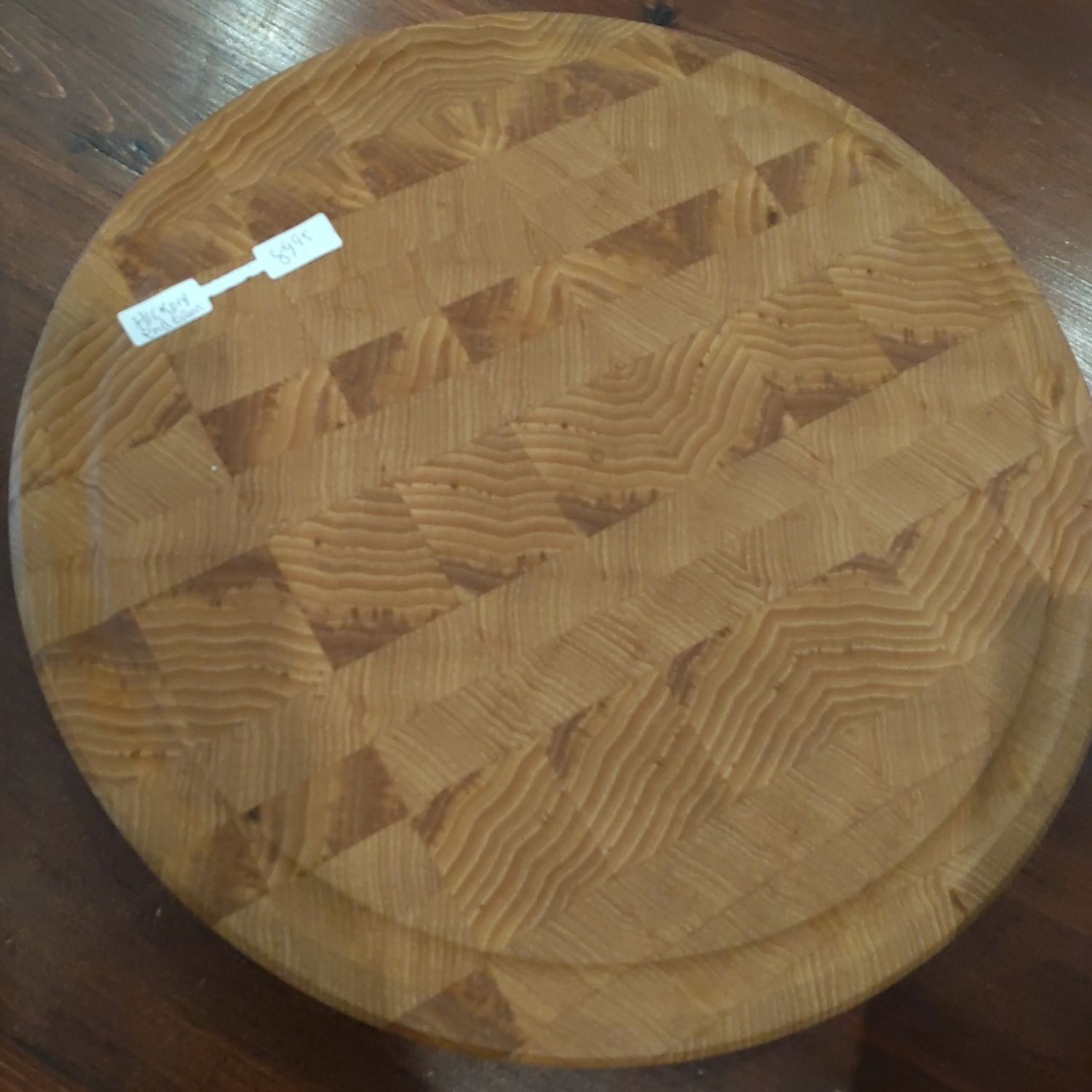 Hickory End Grain Cutting Board