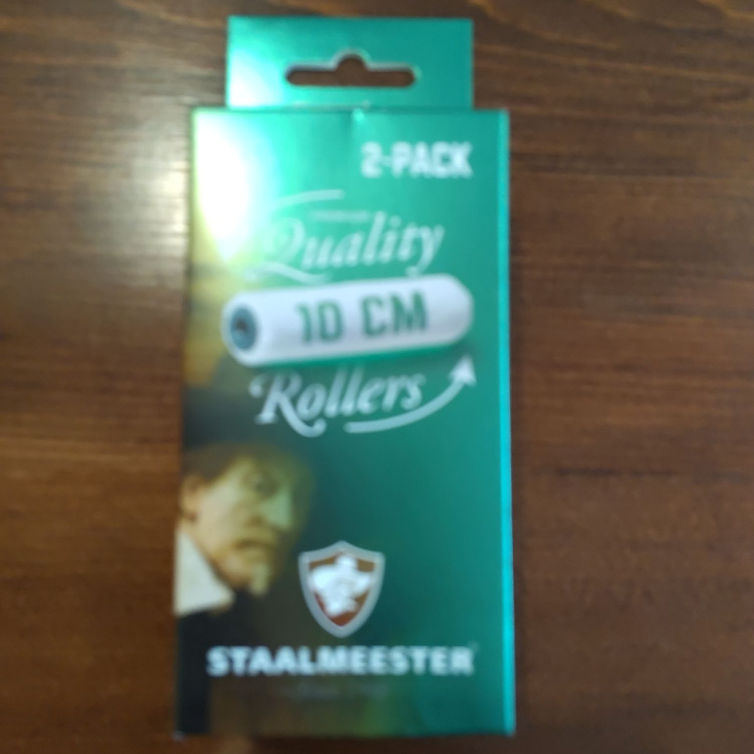 10cm Wide Roller 5mm NAP 2-pack by Staalmeester 10cm Wide Roller 5mm NAP 2-pack by Staalmeester