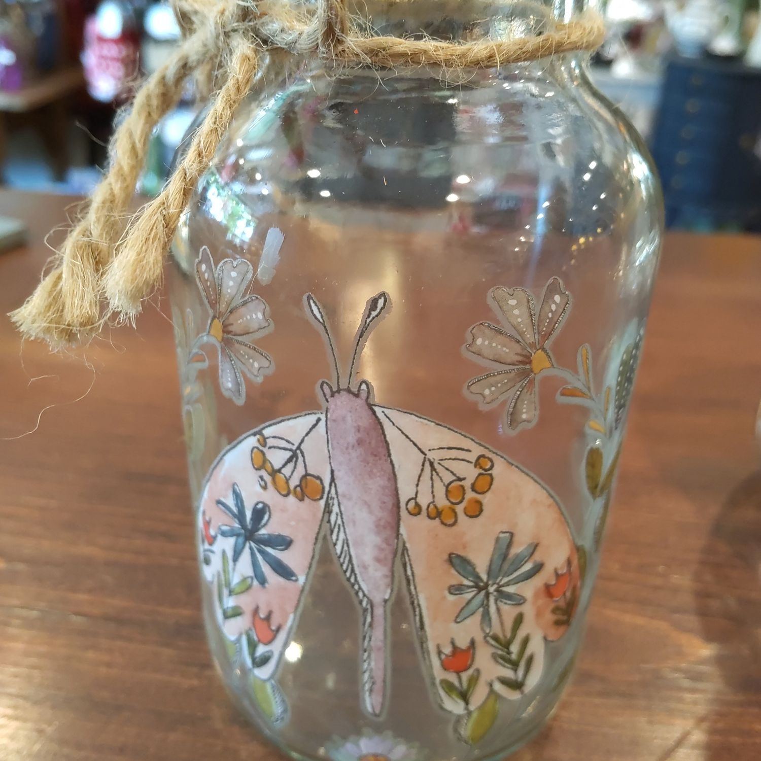Tall Bottle Wirh Decor