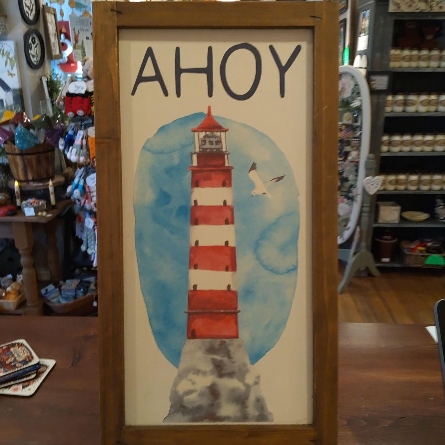 AHOY W/ Lighthouse Pic