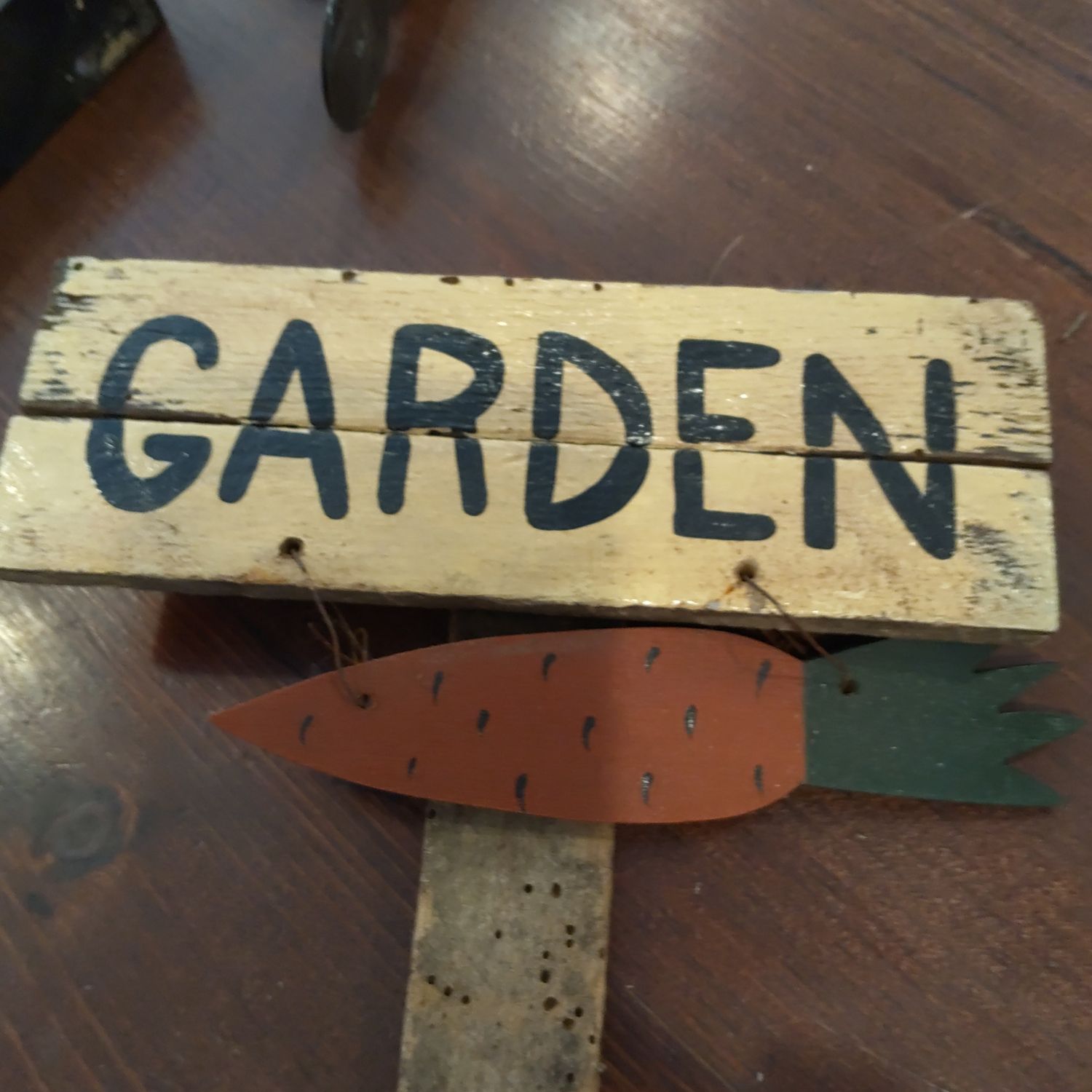 Carrot Garden Stake