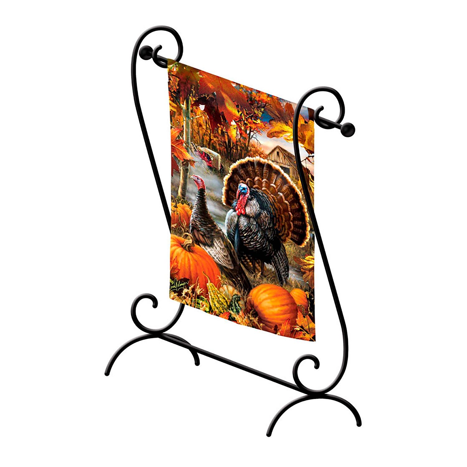 Scroll Garden Flag Stand Scroll Garden Flag Stand