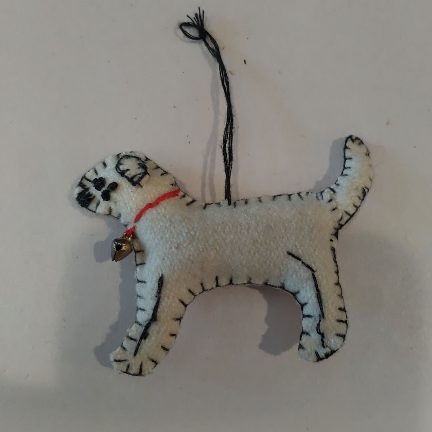 Stuffed Puppy Ornament