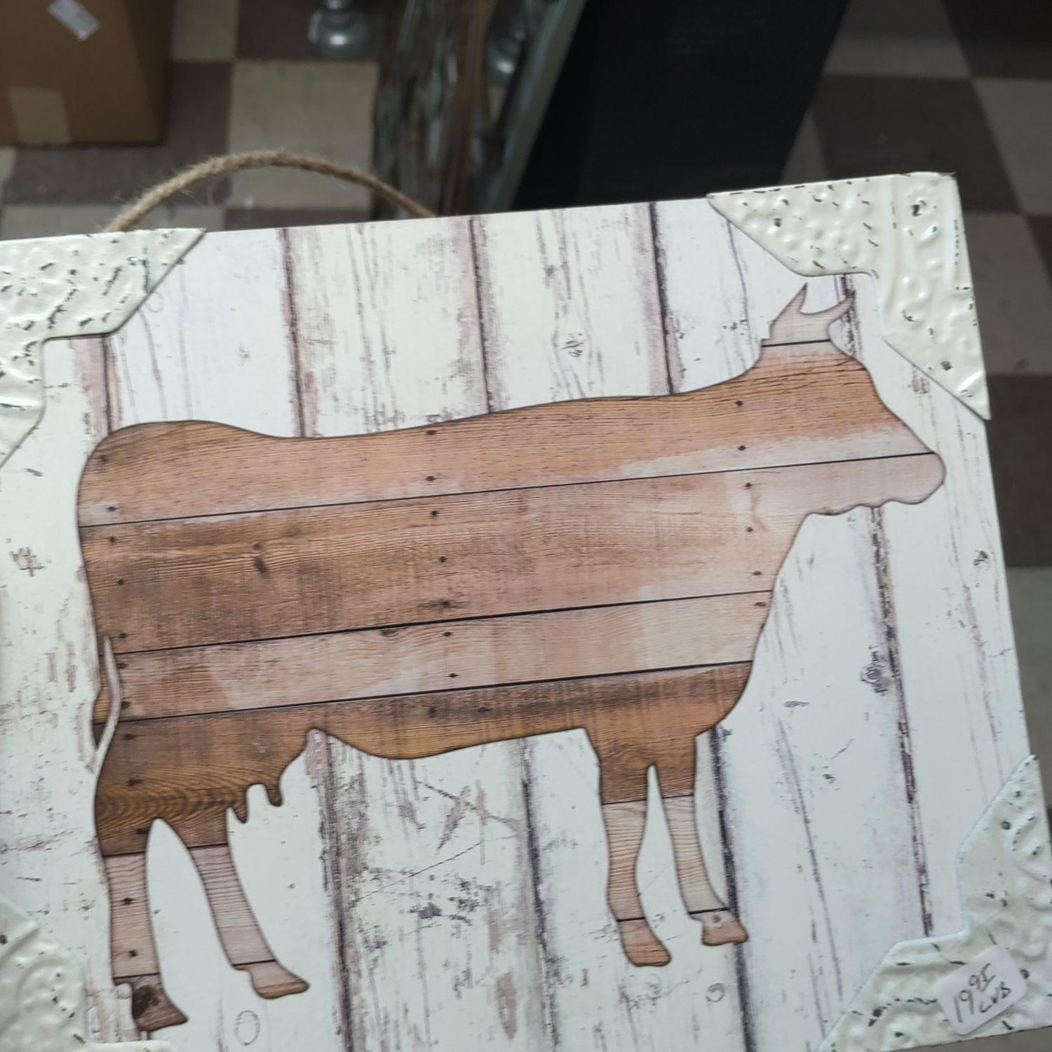Cow Hanging Picture