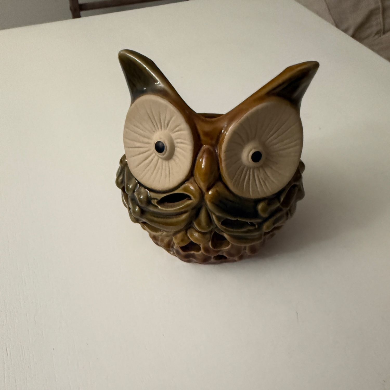 Ceramic Brown Owl