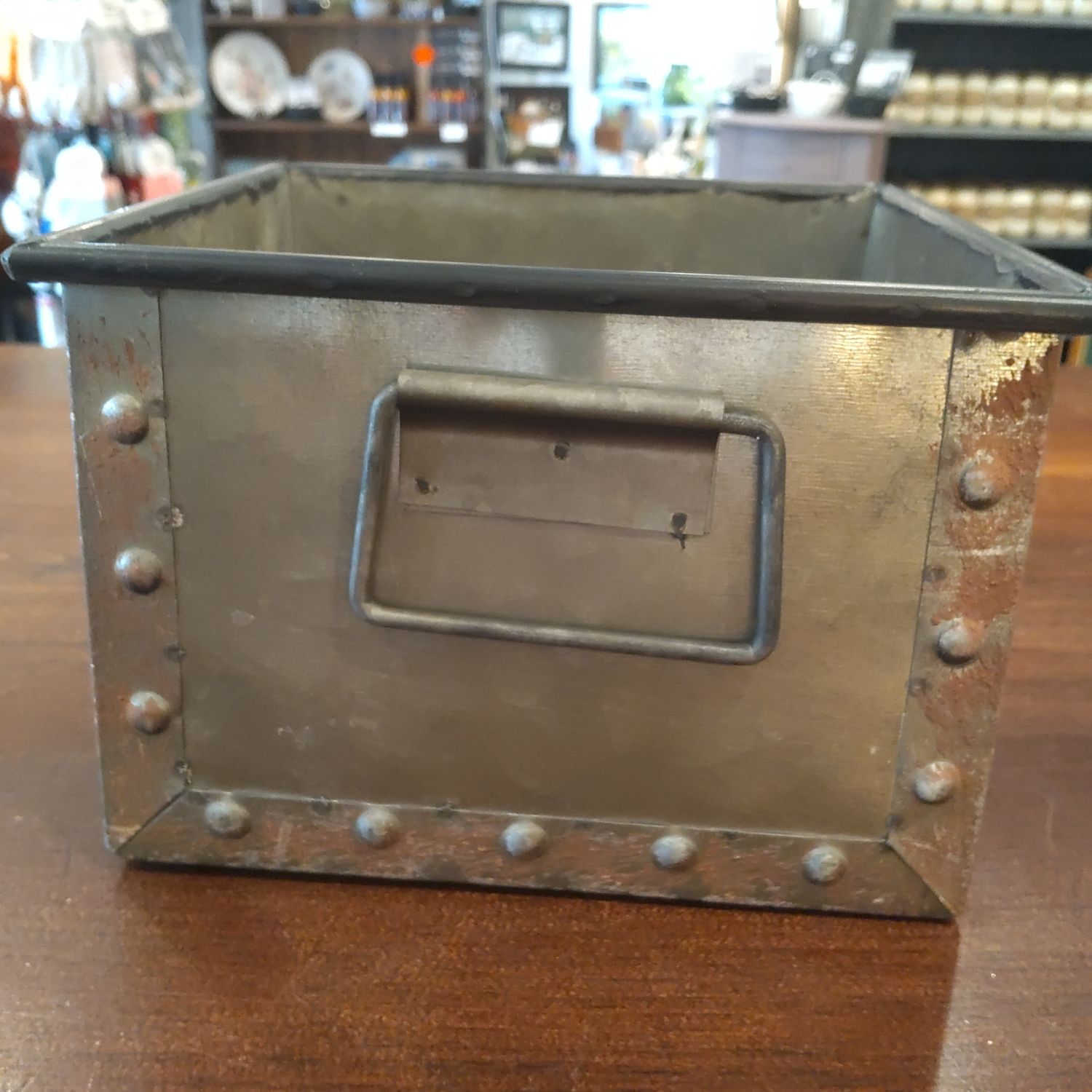 Metal Box  W/ Handles