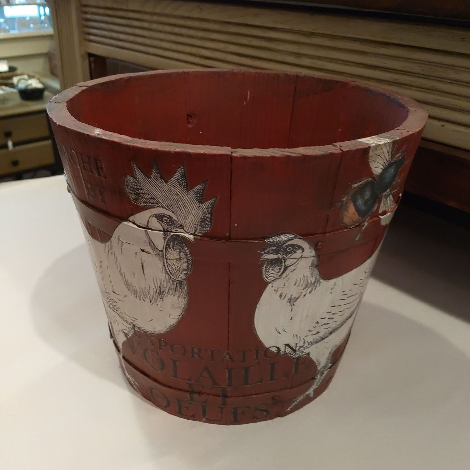 Chicken Rooster Bucket