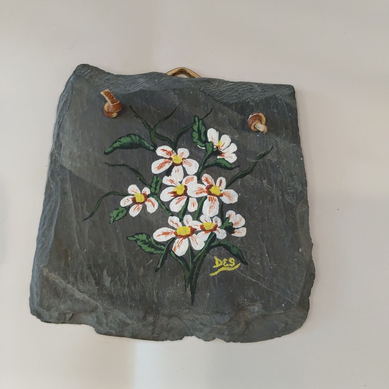 Slate With Flowers