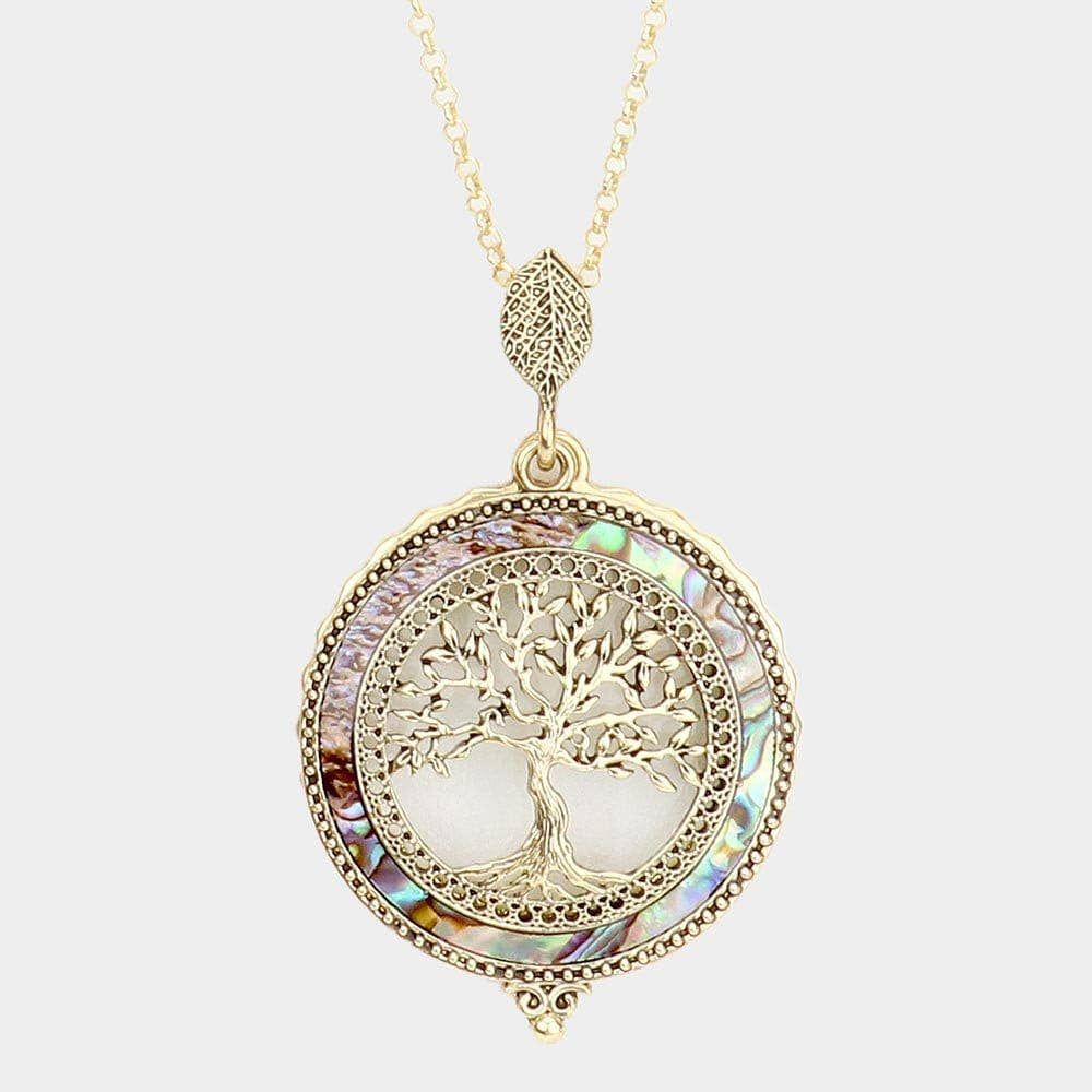 Tree Of Life With Abalone 6 Times Magnifier Magnifying Glass Tree Of Life With Abalone 6 Times Magnifier Magnifying Glass, Color: Antique Gold