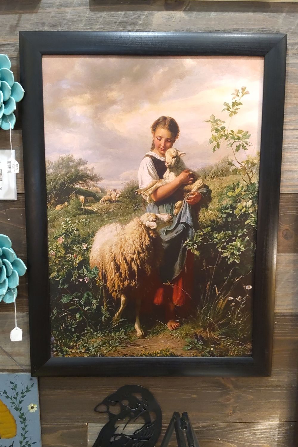 The Shepherdess Painting 